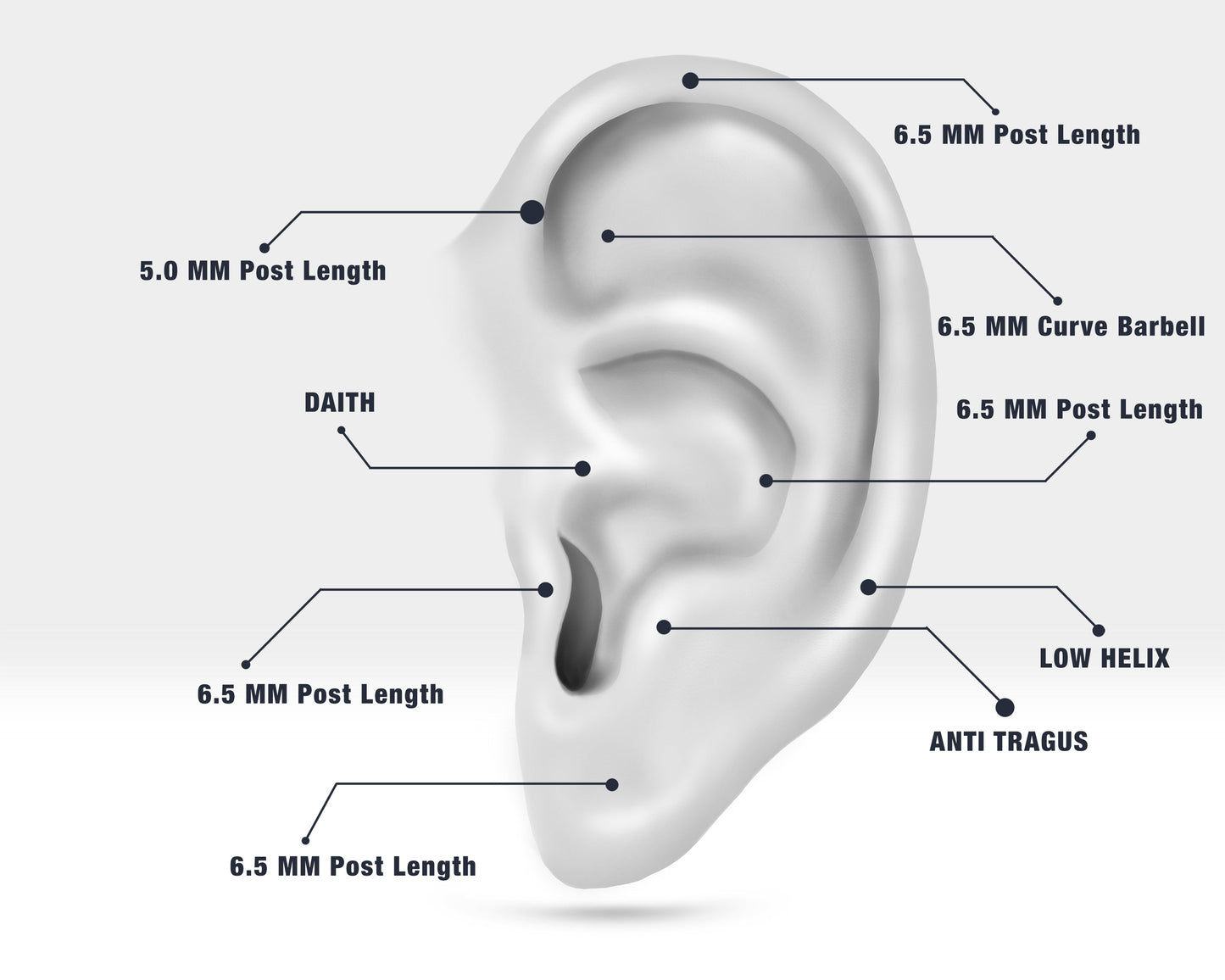 Renkli Safirli Taç Halka Piercing, 12 MM , 1.2 MM, 14K Sarı-Beyaz-Kırmızı Altın | LC00039MS