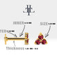 Üçlü Yakut Piercing, 8 MM , 1.2 MM, 14K Sarı-Beyaz-Kırmızı Altın | LP00021R