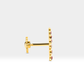 Süzme Yakutlu Piercing, 8 MM , 1.2 MM, 14K Sarı-Beyaz-Kırmızı Altın | LP00005R