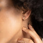 Pırlanta Yıldız Halka Piercing Küpe, 12 MM , 1.2 MM, 14K Sarı-Beyaz-Kırmızı Altın | LE00031D