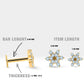 Pırlantalı Çiçek Piercing, 8 MM , 1.2 MM, 14K Sarı-Beyaz-Kırmızı Altın | LP00035D