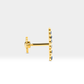 Süzme Safirli Piercing, 8 MM , 1.2 MM, 14K Sarı-Beyaz-Kırmızı Altın | LP00005S