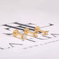 Tek Taş Pırlanta Piercing, 8 MM , 1.2 MM, 14K Sarı-Beyaz-Kırmızı Altın | LP00018D