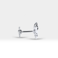 Siyah Pırlantalı Kelebek Piercing, 8 MM , 1.2 MM, 14K Sarı-Beyaz-Kırmızı Altın | LP00006B