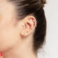 Yeşil Garnetlı Kuru Kafa Piercing, 8 MM , 1.2 MM, 14K Sarı-Beyaz-Kırmızı Altın | LP00011G