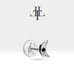 Minik Hilal Siyah Pırlantalı Piercing, 8 MM , 1.2 MM, 14K Sarı-Beyaz-Kırmızı Altın | LP00015B