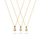 Tektaş African Opal Kolye, 14K Sarı-Beyaz-Kırmızı Altın | LN00001O