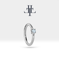 Pırlantalı Halka Piercing Küpe, 12 MM , 1.2 MM, 14K Sarı-Beyaz-Kırmızı Altın | LE00001D